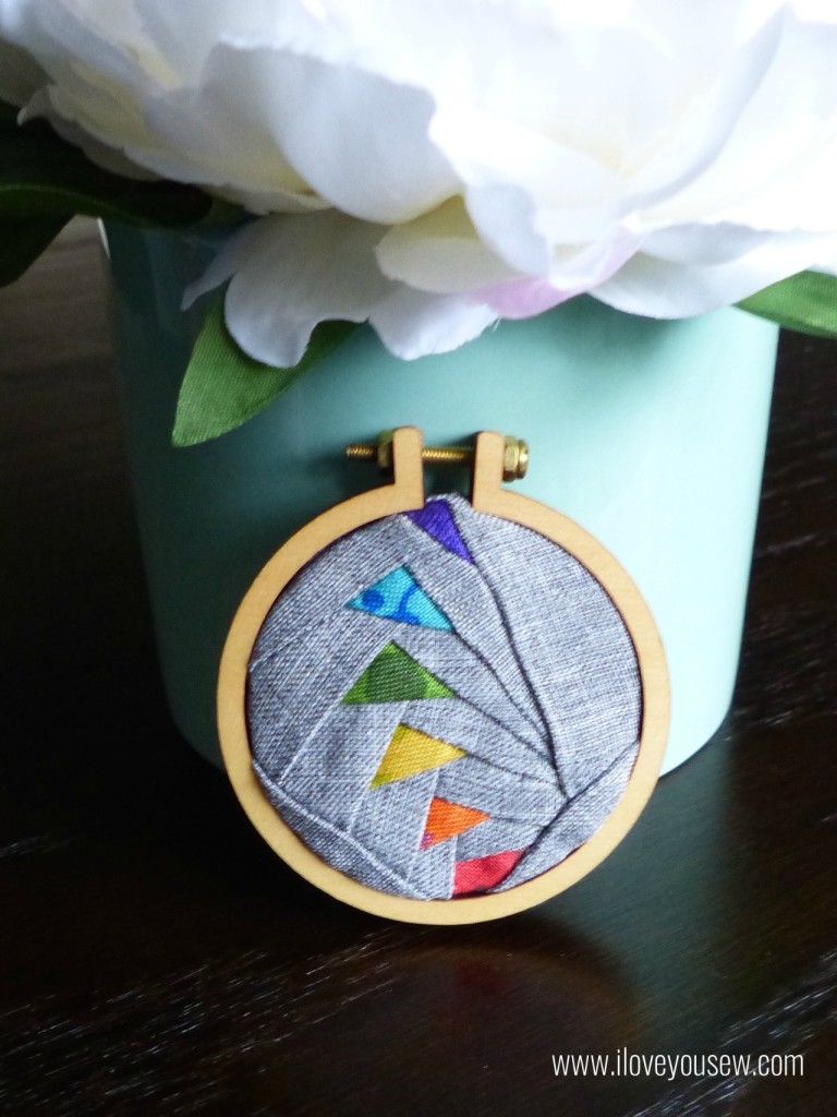 Mini Quilt Hoop - upright