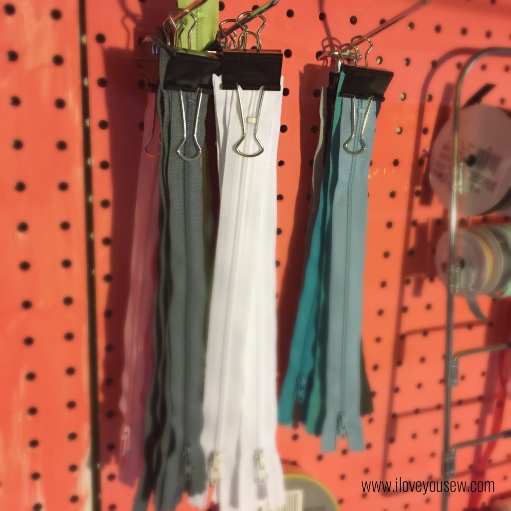 Binder Clips for Zippers