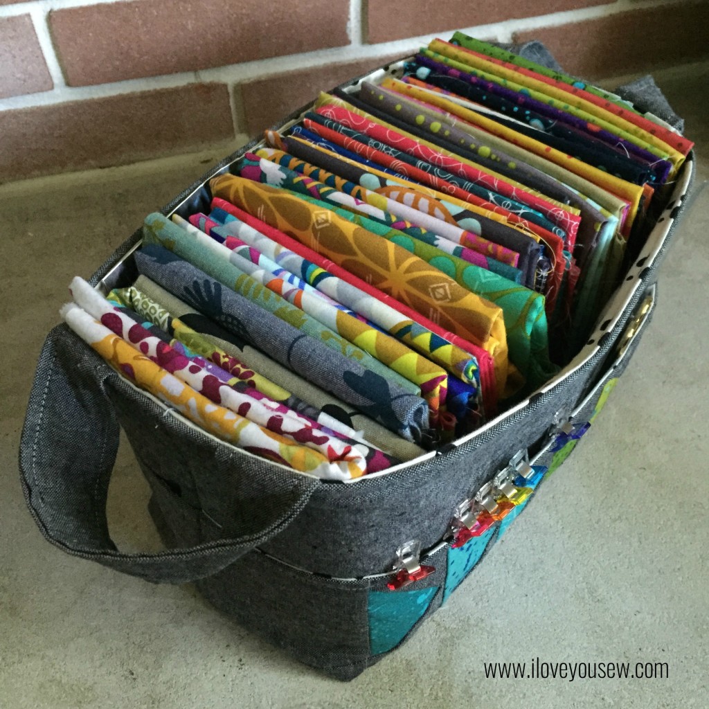 Sew and Hour Basket for Fabric Storage