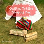 Toddler Sleeping Bag Tutorial