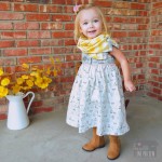 Toddler Side Snap Infinity Scarf Tutorial