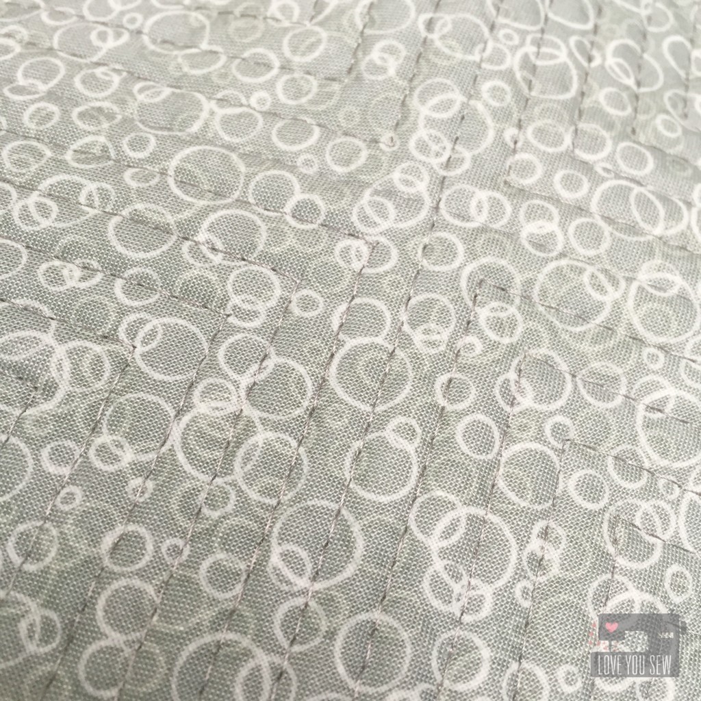 Back Quilting Close Up