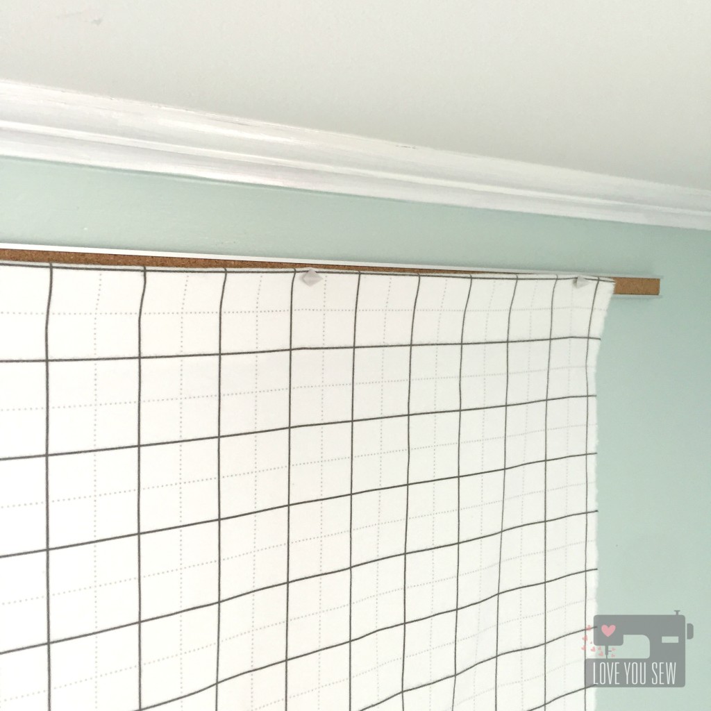 Design Wall w Flannel Fabric