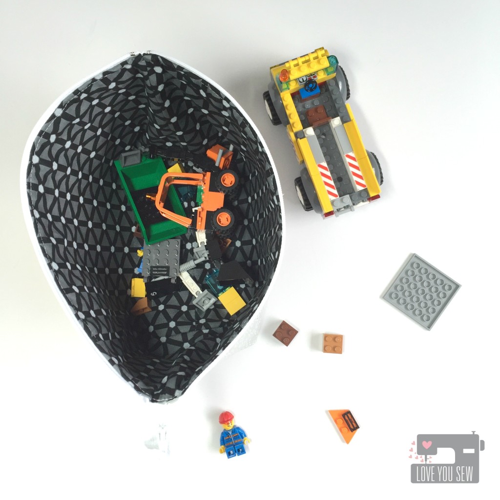 Lego Open Wide Pouch Inside