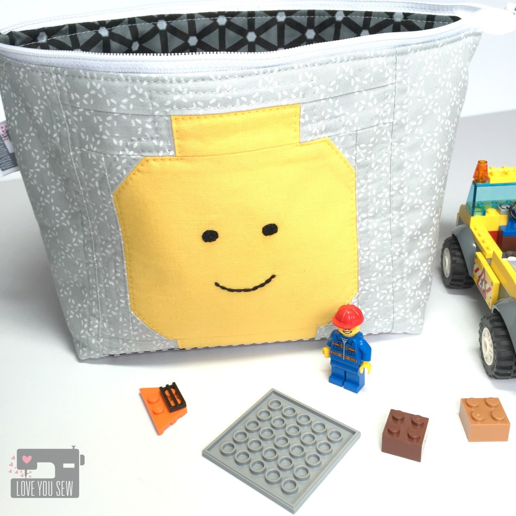 Lego Open Wide Pouch Outside