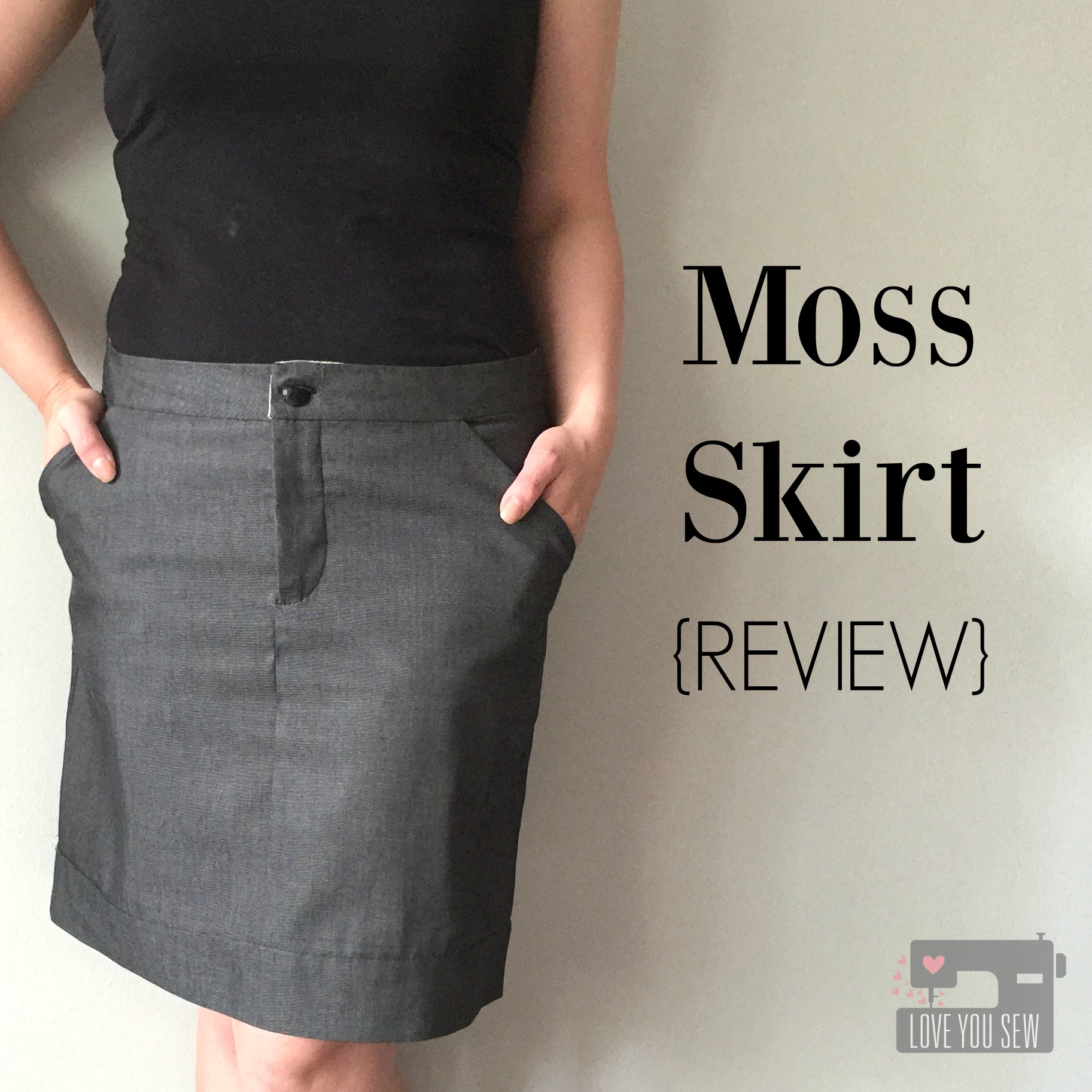 Wrap Skirt in Moss main image 1