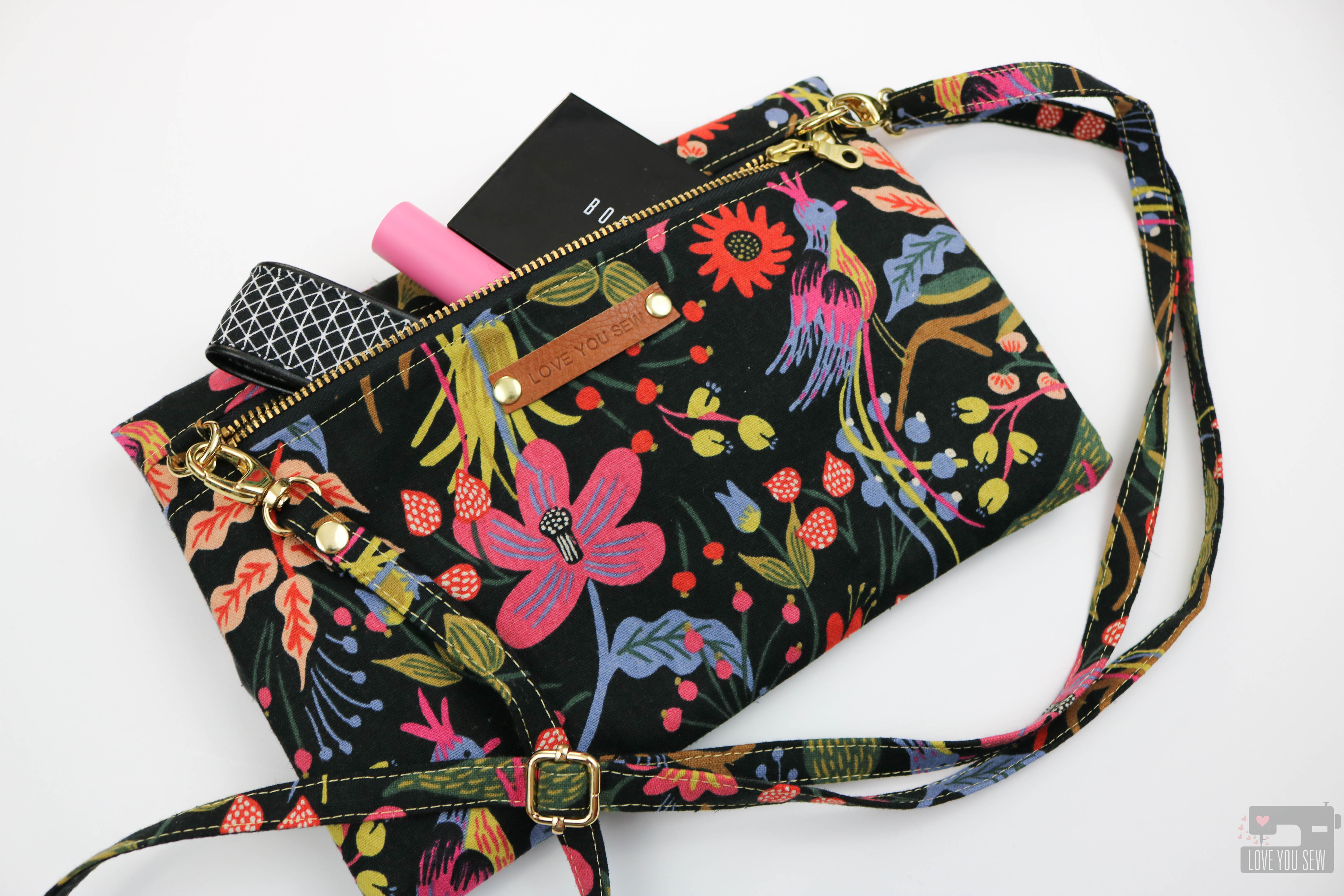 claire fold over clutch Love You Sew