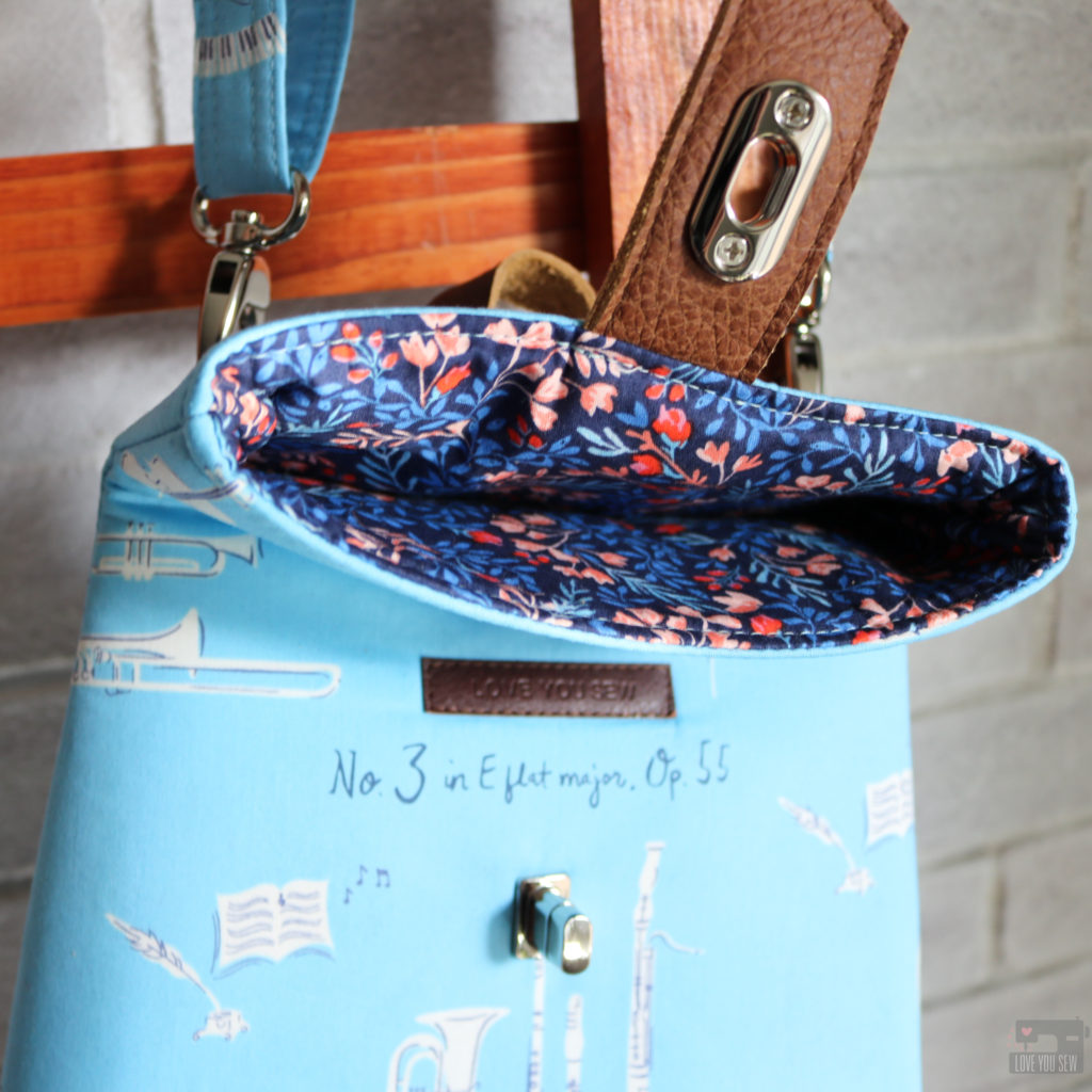 Abbey Backpack by Love You Sew with Sonata Fabrics