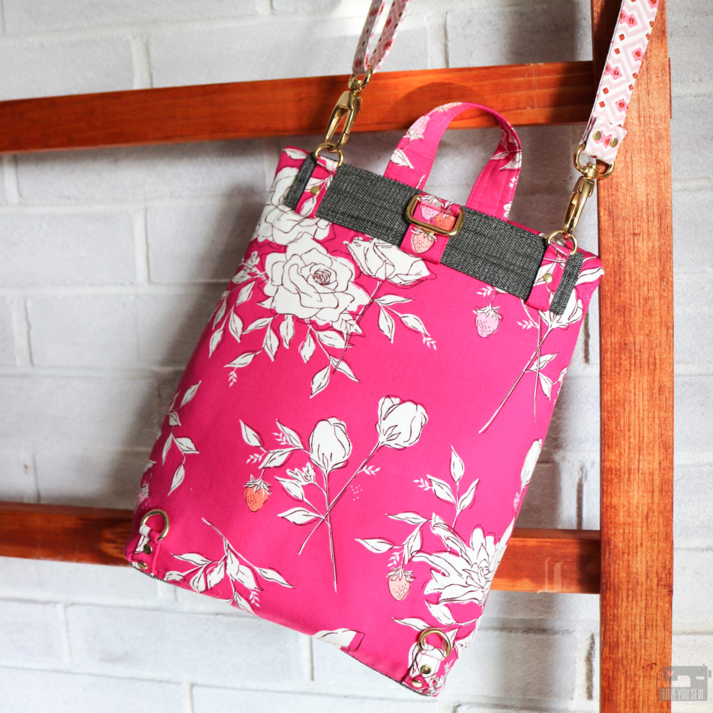 Abbey Backpack by Love You Sew with Sonata Fabrics