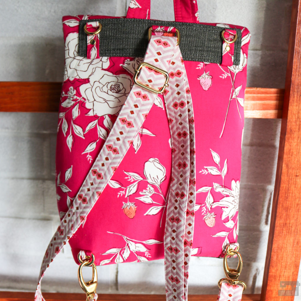 Abbey Backpack by Love You Sew with Sonata Fabrics