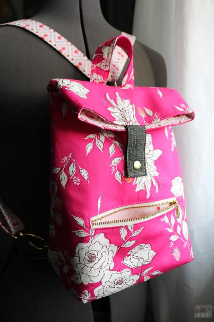 Abbey Backpack by Love You Sew with Sonata Fabrics