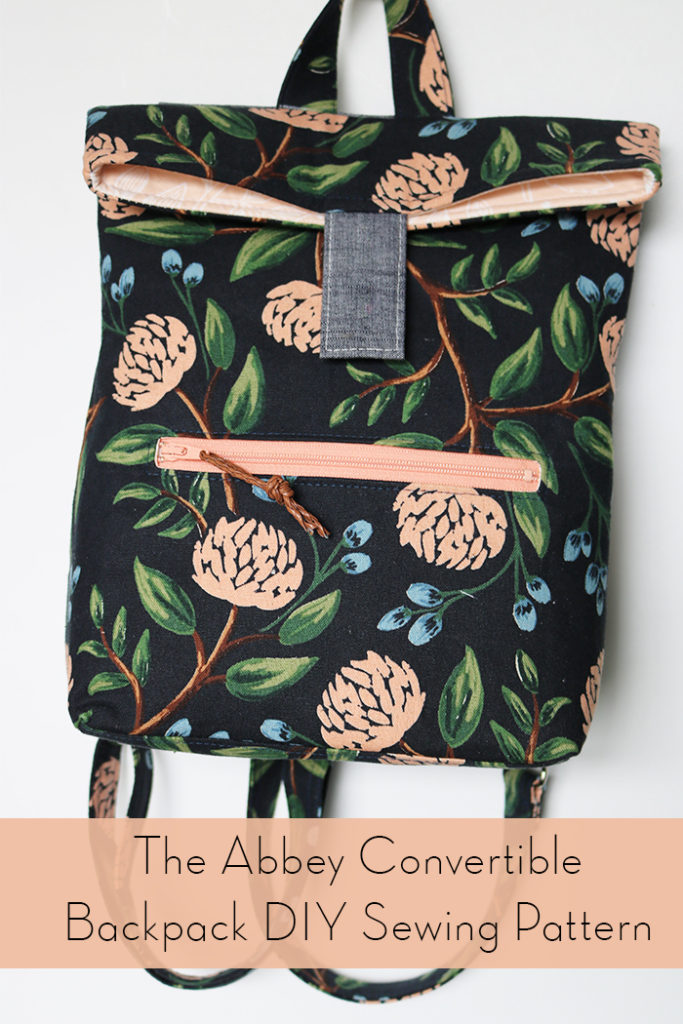 The Switch convertible backpack and cross-body bag PDF sewing pattern