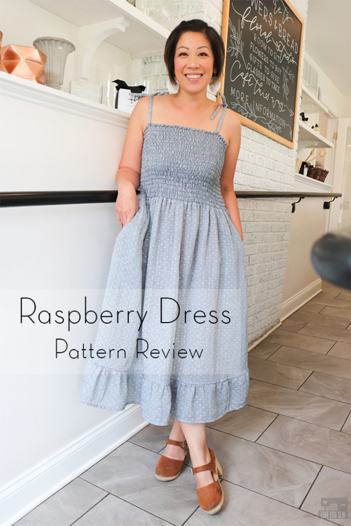 Raspberry Dress by Love You Sew