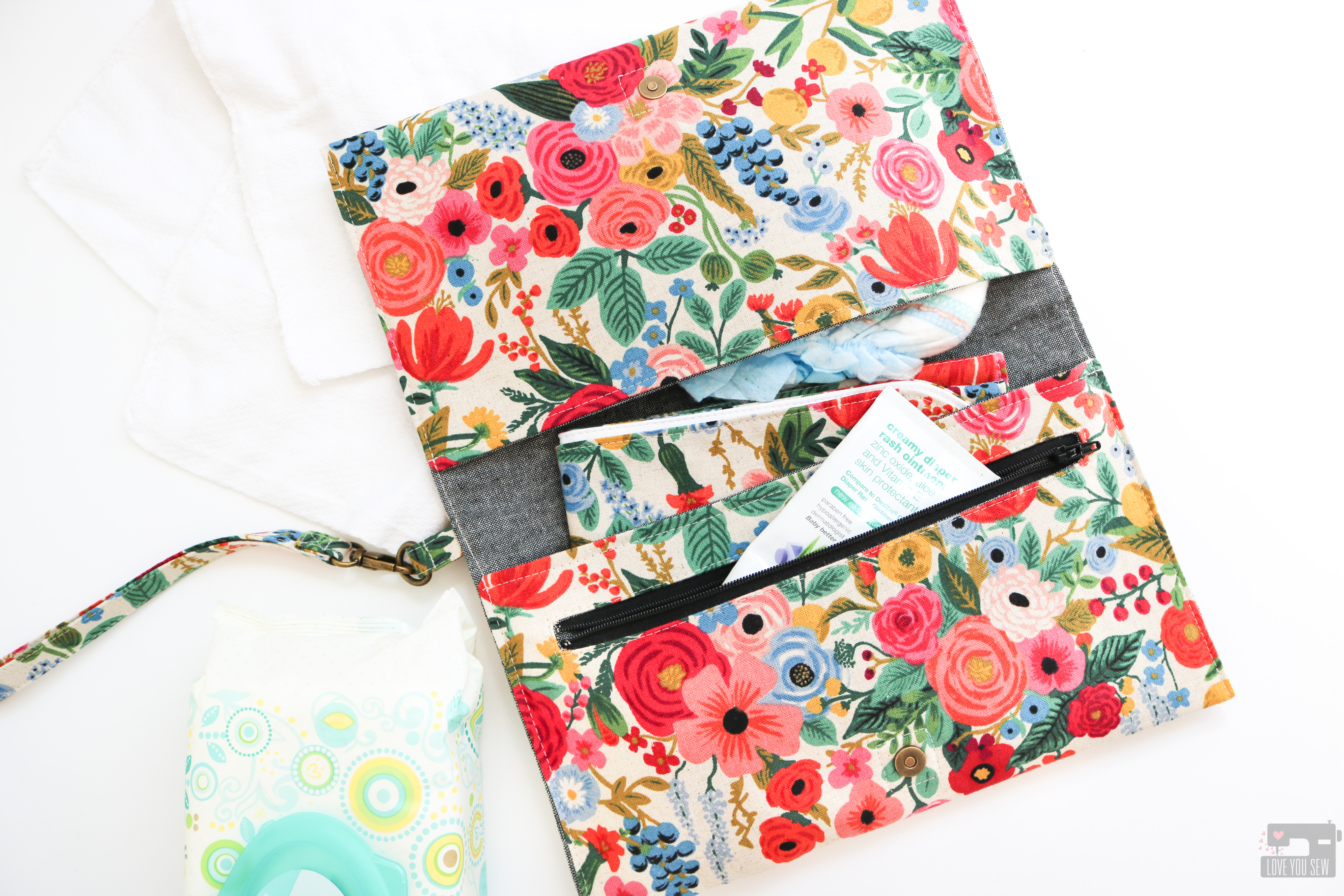 Tori Tote Bag and Clutch PDF Sewing Pattern Diaper Bag Set 