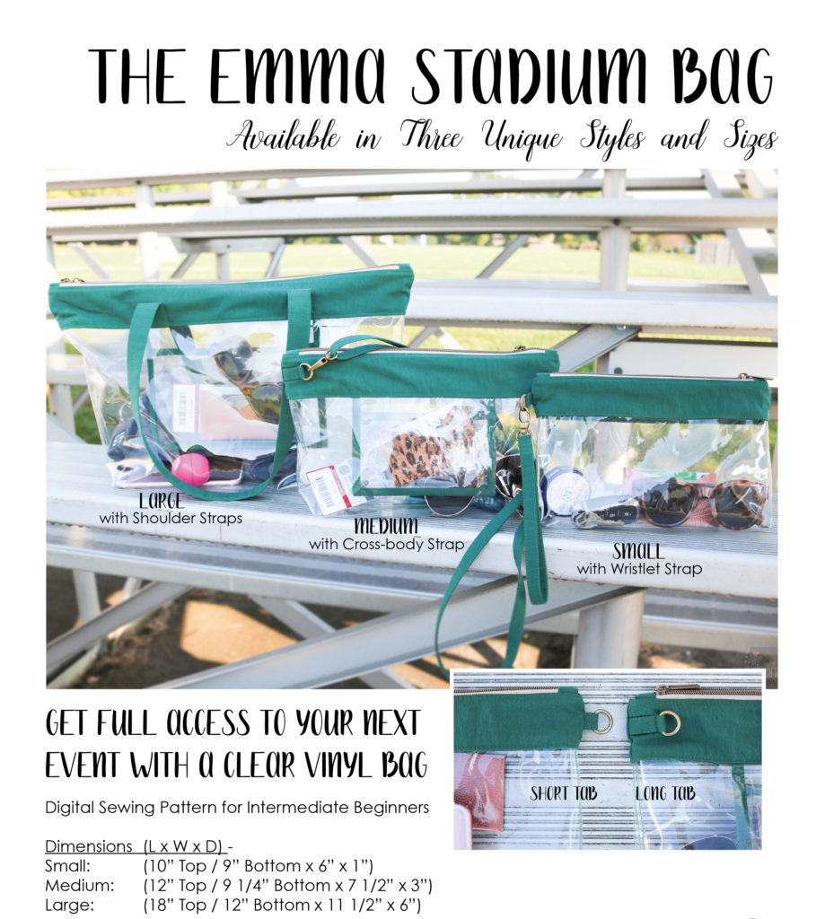 Emma Stadium Bag by Love You Sew